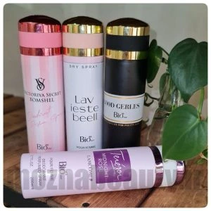 اسپری بدن رایحه عطرهای معروف بیواستار