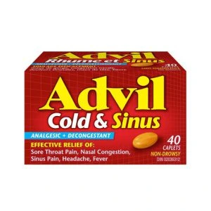 تسکین دهنده علائم سرماخوردگی و سینوس ادویل ADVIL COLD & SINUS - کانادا
