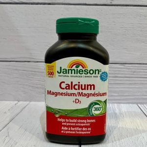 قرص کلسیم و D3 و منیزیم Jamieson کانادا - 500 عددی
