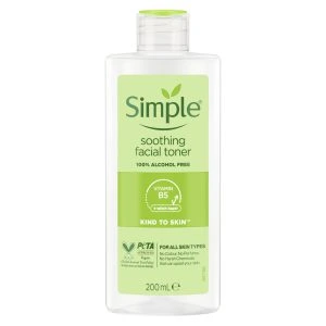 تونر تسکین دهنده پوست مدل کایند تو اسکین Simple