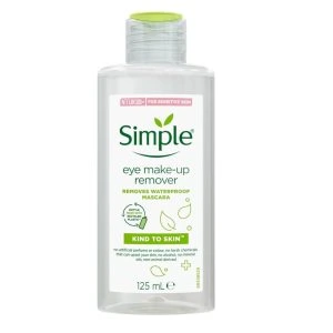 محلول پاک کننده آرایش چشم Simple مدل کایند تو اسکین