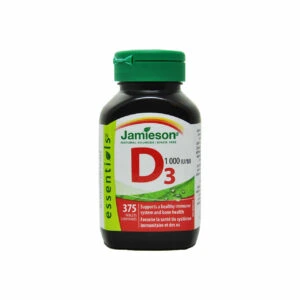 مکمل ویتامین D3 جیمیسن Jamieson کانادا -۳۷۵ عددی