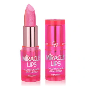 رژ لب حرارتی گلدن رز Miracle Lips Color Changing Jelly کد رنگ 101