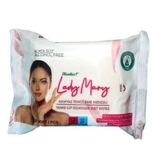 دستمال مرطوب Lady Mary - تعداد ۲۵ عددی