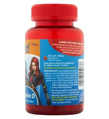 ویتامین D کودکان ویتابیوتیکس Wellkid Marvel