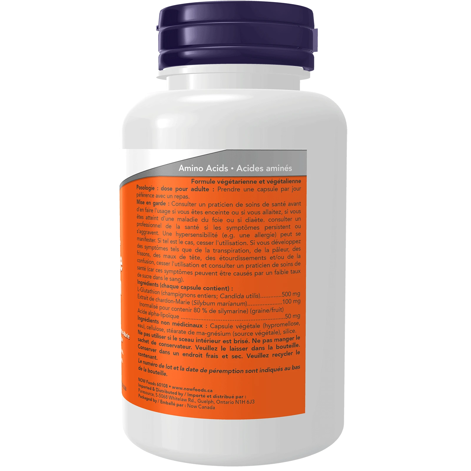 مکمل گلوتاتیون 250mg Now ناو فودز ۶۰ عددی