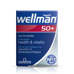 قرص مکمل انرژی و سلامت مردان بالای ۵۰ سال ولمن | 30 عددی (Wellman 50+)