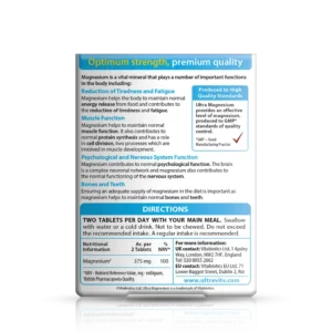 قرص اولترا منیزیم ویتابیوتیکس بسته 60 عددی (Ultra Magnesium)