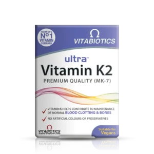 قرص ویتامین K2 ویتابیوتیکس – 30 عددی Vitabiotics Ultra Vitamin K2