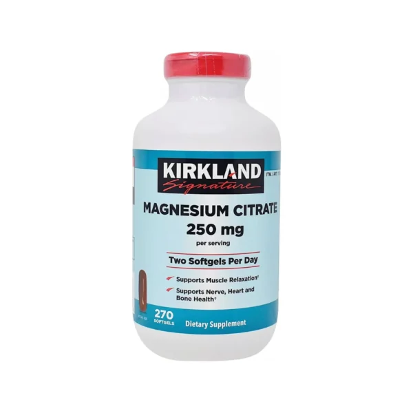 منیزیم سیترات کرکلند ۲۵۰ میلی‌گرم ۲۷۰ عدد (Magnesium Citrate 250 mg)