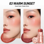 رژگونه استیکی 2 رنگ او تو او - Warm Sunset - Image 4
