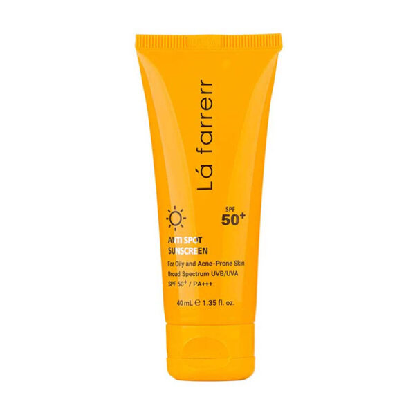 ضد آفتاب بی رنگ و ضد لک لافارر مناسب پوست چرب و آکنه دار با SPF50 حجم 40 میلی لیتر - Image 1
