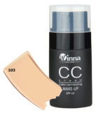 کرم پودر CC با اس پی اف 12 حجم30میل وینا - 103-بژ طبیعی