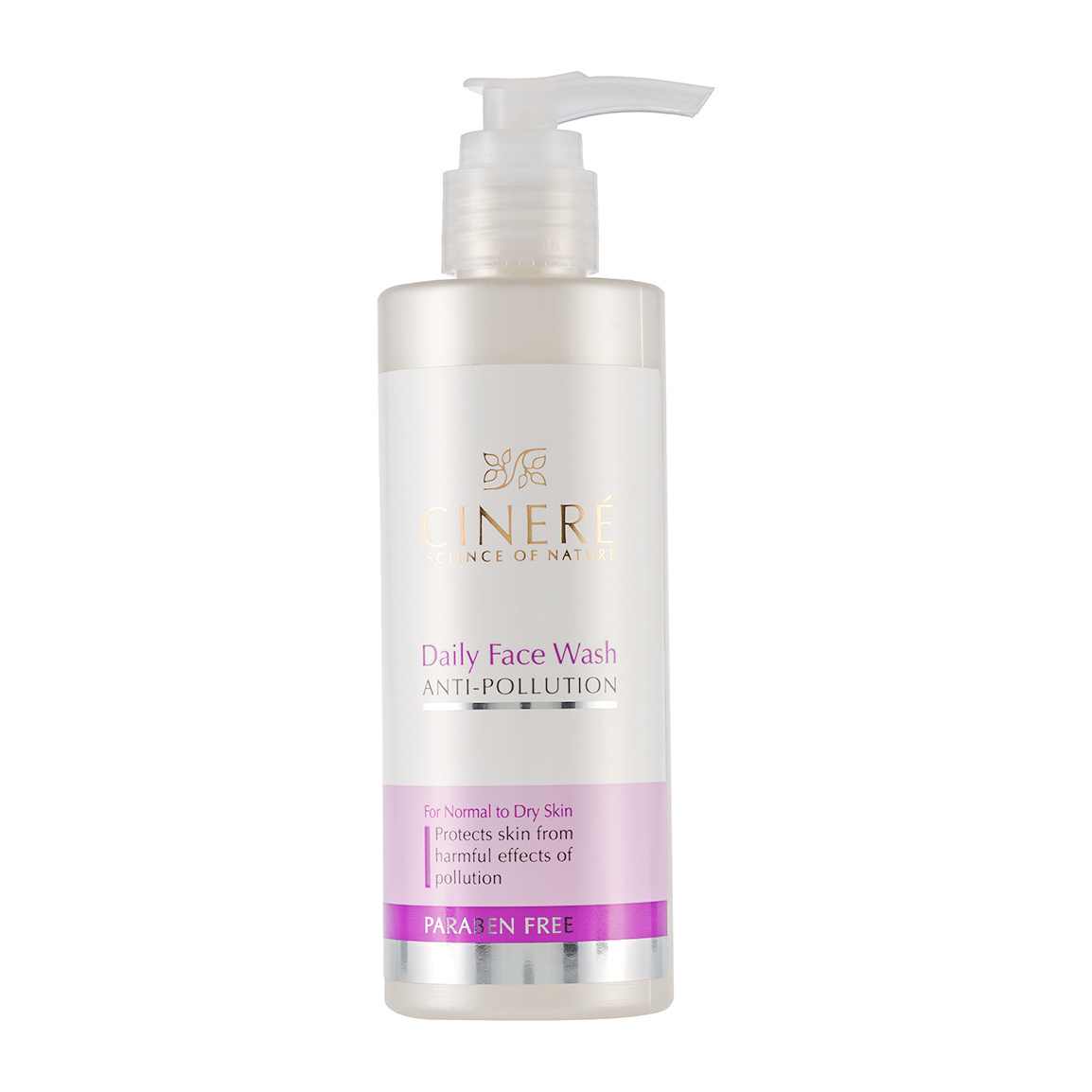 GELCIN2200ML00011-2024622144116499.jpg ژل شستشوی صورت سینره مرطوب کننده و ضد آلودگی هوا مناسب پوست خشک و معمولی حجم 200 میلی لیتر - Image 1