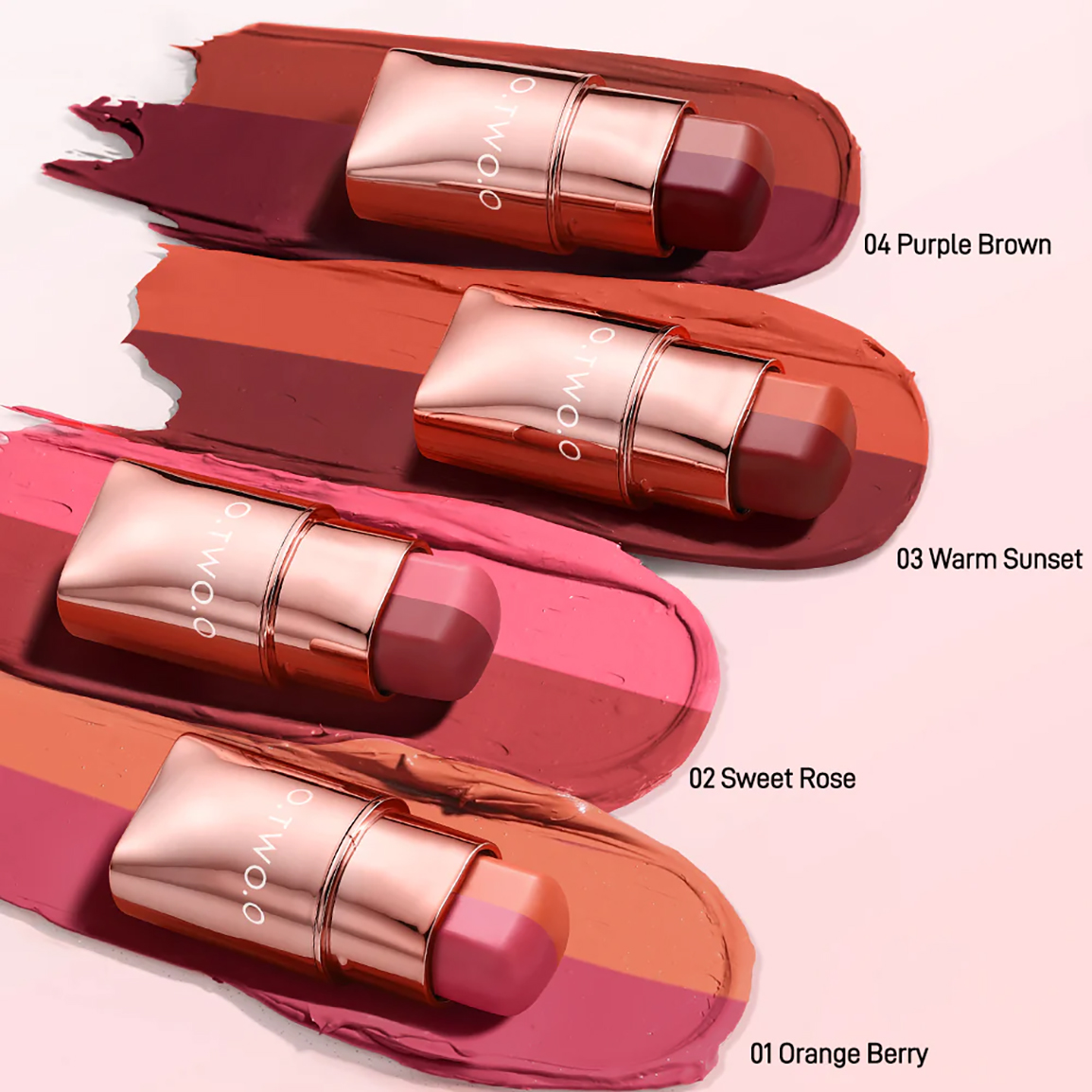 a-202586154545413.jpg رژگونه استیکی 2 رنگ او تو او - Sweet Rose - Image 5
