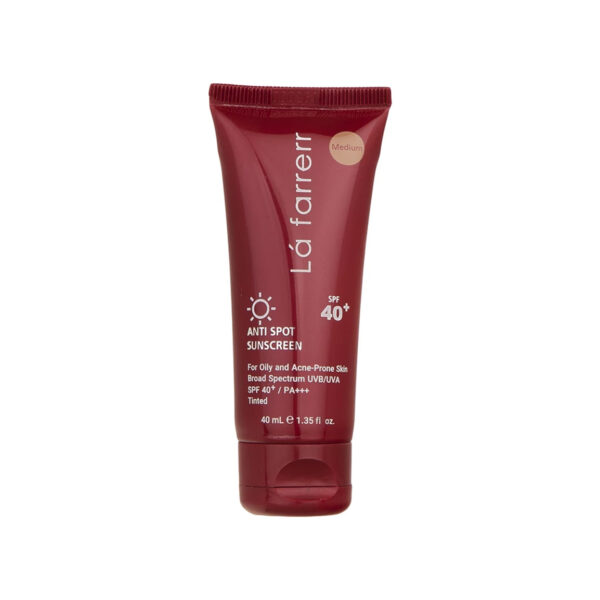 ضد آفتاب و ضد لک رنگی لافارر SPF40 مناسب پوست چرب و آکنه دار حجم 40 میلی لیتر - 02-متوسط - Image 3